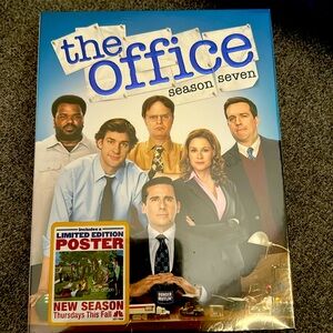 New! Unopened DVD Season 7 of the Office with Limited Edition Poster